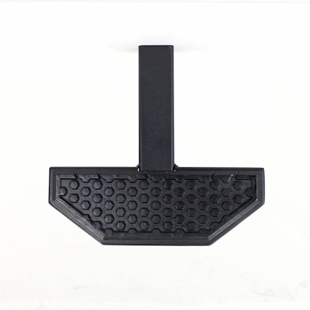 Go Rhino 2IN HITCH RECEIVERS UNIVERSAL HITCH STEP WITH HEX PATTERN STEP PAD BLACK HS3012T